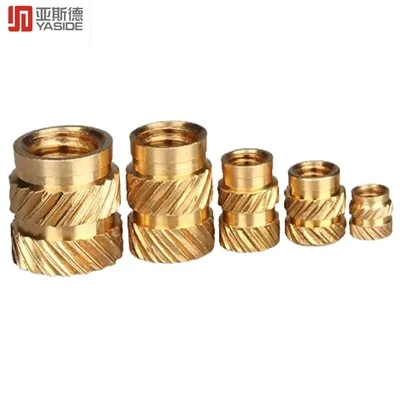 CNC ব্রাস থ্রেড মেশিনিং অংশ সন্নিবেশ